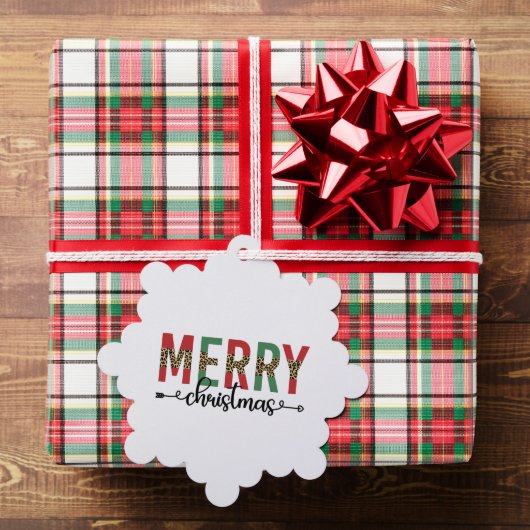 メリークリスマスファミリークリスマスお祝い オーナメントカード (インサイチュ (ギフト))