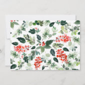 メリークリスマスファミリーコラージュカラフルタイポグラフィ シーズンカード (裏面)