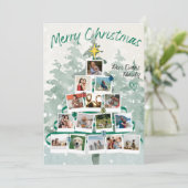 メリークリスマスファミリーツリー シーズンカード (スタンド正面)