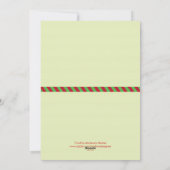 メリークリスマスファミリーフォトカード シーズンカード (裏面)