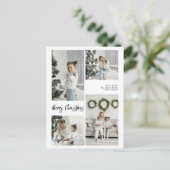 メリークリスマスファミリーフォトカード シーズンポストカード (スタンド正面)