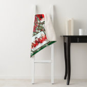 メリークリスマスファミリーフォトコラージュ名 シェルパブランケット (インサイチュ)