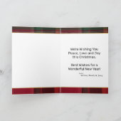 メリークリスマスファミリーフォトホリデーカスタムズ シーズンカード (内部)