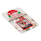 メリークリスマスファミリーマグネットフォトカード マグネット (右側)