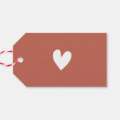 メリークリスマスファミリーメッセージ&ボホハート ギフトタグ (裏面横)