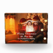 メリークリスマスファミリーラブカスタム フォトブロック (正面)