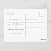 メリークリスマスファミリー名木願いはがき ポストカード (裏面)