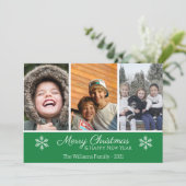 メリークリスマスファミリー3フォトスノーフレーク (スタンド正面)