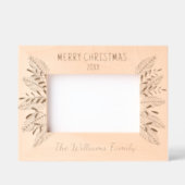 メリークリスマスファミリー レーザー彫刻フレーム (正面)