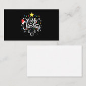 メリークリスマスファミリー 名刺 (正面/裏面)