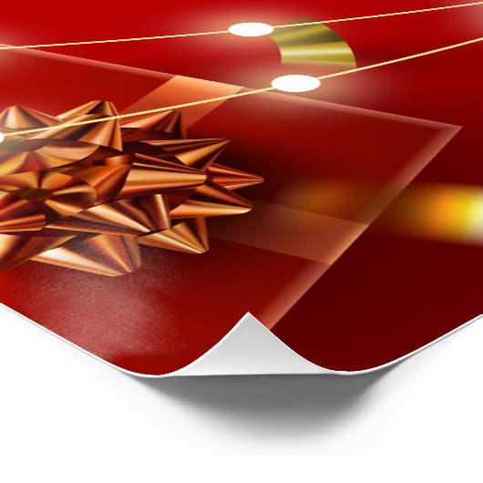 メリークリスマスフェスティバルクリスマスデコレーション ポスター (コーナー)