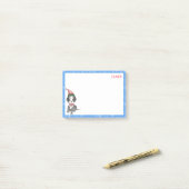 メリークリスマスフェスティバルシュナウザーパピー名 ポストイット (デスク上)