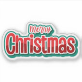メリークリスマスフェスティバルシーズンシール シール (正面)