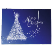 メリークリスマスフェスティバルスタークリスマスツリー ラージペーパーバッグ (裏面)