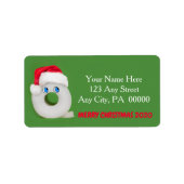 メリークリスマスフェスティバルトイレ紙2020 ラベル (正面)