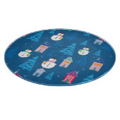 メリークリスマスフェスティバルパターンデザイン カッティングボード (角)