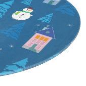 メリークリスマスフェスティバルパターンデザイン カッティングボード (角)