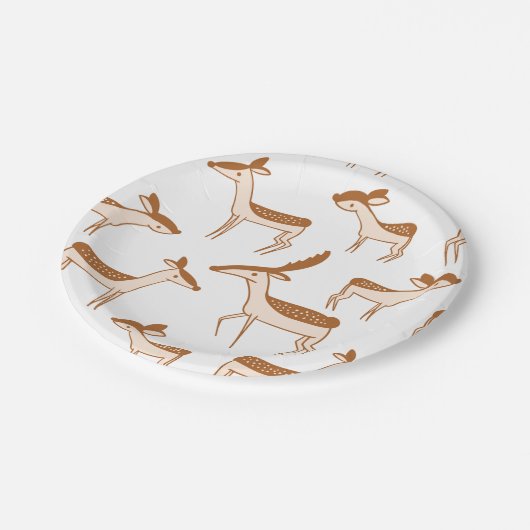 メリークリスマスフェスティバルホリデーギフトデザイン ペーパープレート (アングル)