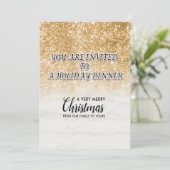 メリークリスマスフェスティバルホリデーギフトデザイン 招待状 (スタンド正面)