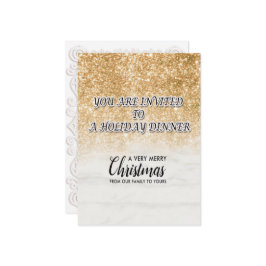 メリークリスマスフェスティバルホリデーギフトデザイン 招待状