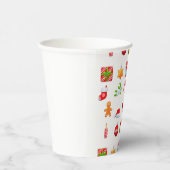 メリークリスマスフェスティバルホリデーギフトデザイン 紙コップ (右)