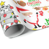 メリークリスマスフェスティバルラッピング紙 ラッピングペーパー (ロールコーナー)