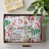 メリークリスマスフェスティバルラッピング紙 薄葉紙 (ギフト)