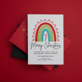 メリークリスマスフェスティバルレインボーキャンディーケーンハート