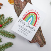 メリークリスマスフェスティバルレインボーキャンディーケーンハート