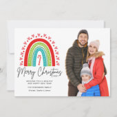 メリークリスマスフェスティバルレインボーキャンディーケーン写真 (正面)