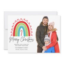 メリークリスマスフェスティバルレインボーキャンディーケーン写真