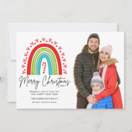 メリークリスマスフェスティバルレインボーキャンディーケーン写真