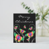 メリークリスマスフェスティバル蝶 シーズンポストカード (スタンド正面)