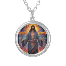 メリークリスマスフェスティバル シルバープレートネックレス