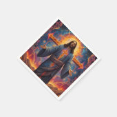 メリークリスマスフェスティバル スタンダードカクテルナプキン (角)