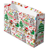 メリークリスマスフェスティバル ラージペーパーバッグ (正面アングル)