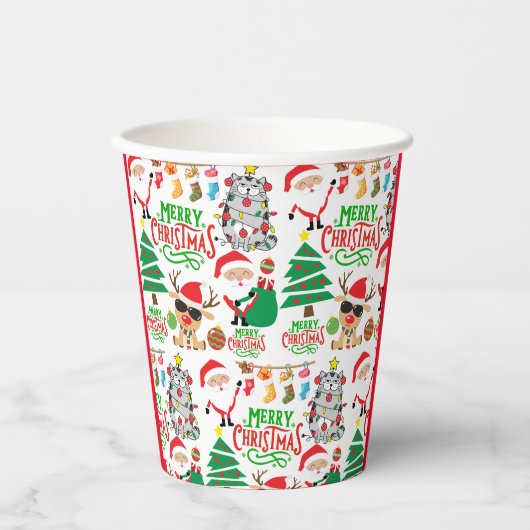 メリークリスマスフェスティバル 紙コップ (正面)