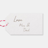 メリークリスマスフェスティバル（鳥）ショウジョウコウカンチョウギフトラベル ギフトタグ (裏面横)