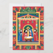 メリークリスマスフェリズナビダッド出生メキシコ シーズンカード (正面)