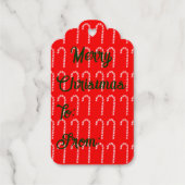 メリークリスマスフォイルギフトラベル ギフトタグ (裏面)