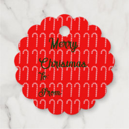 メリークリスマスフォイルギフトラベル フェイバータグ