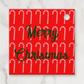 メリークリスマスフォイルメッセージカード フェイバータグ (裏面)