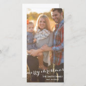 メリークリスマスフォトカスタマイズカード シーズンカード (正面/裏面)