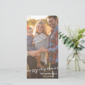 メリークリスマスフォトカスタマイズカード シーズンカード (スタンド正面)