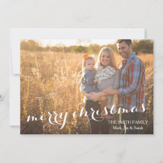 メリークリスマスフォトカスタムカード シーズンカード