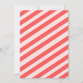 メリークリスマスフォトカスタムグリーティングカード セーブザデート (裏面)