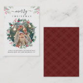 メリークリスマスフォトカスタムミスタントー ノートカード (正面/裏面)