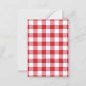 メリークリスマスフォトカスタムミスタントー ノートカード (裏面)