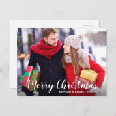 メリークリスマスフォトカップル葉書WS シーズンポストカード (正面/裏面)