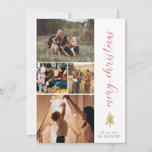 メリークリスマスフォトカードのレビュー年